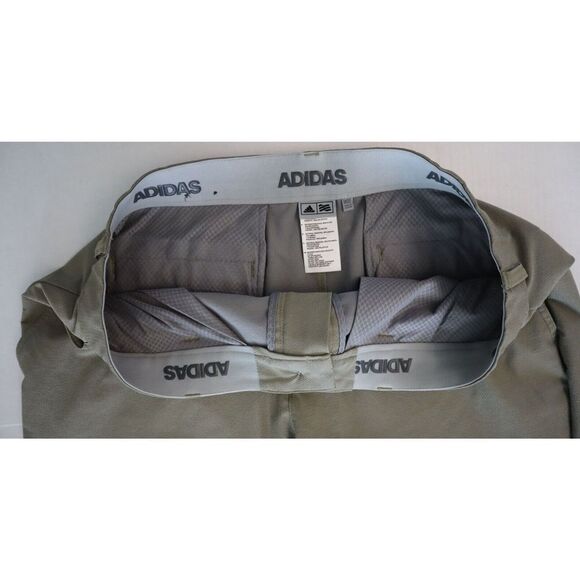 adidas CD9848 Men's Sz 38x32 Beige Active Performance Straight Leg Khaki Pants - Picture 6 of 9